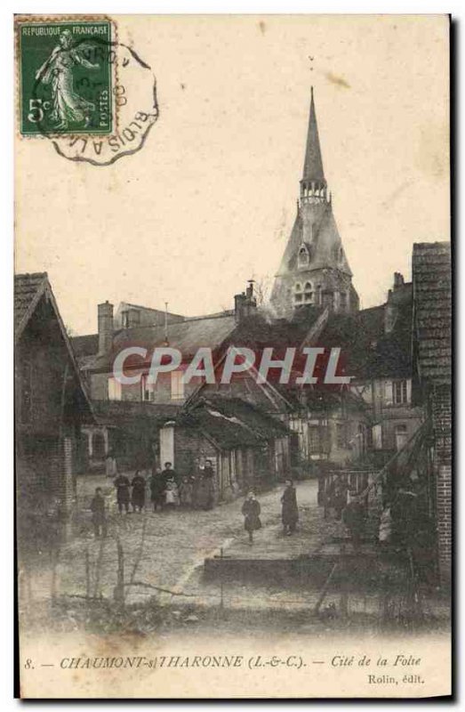 Postcard Old Tharonne Chaumont Cite Madness Children