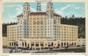 HOT SPRINGS NATIONAL PARK, Arkansas, PU-1935; New Arlington Hotel