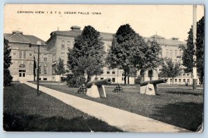 Cedar Falls Iowa IA Postcard Cannon ISTC Exterior Building 1915 Antique Vintage