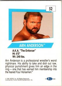 1991 WCW Wrestling Card Arn Anderson sk21232