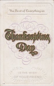 Thanksgiving Day Is The Wish Of Your Friend