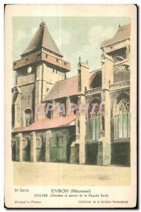 Old Postcard Evron mayonnaise Church