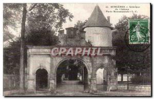 Surgeres - Interior of the Castle Front Gate - Old Postcard