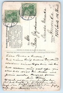 Germany Postcard Greetings from Halensee Built by Master Kurt Berndt 1908