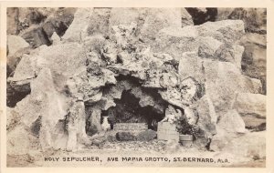 J49/ ST Bernard Alabama RPPC Postcard c1950s Grotto Holy Sepulcher 61