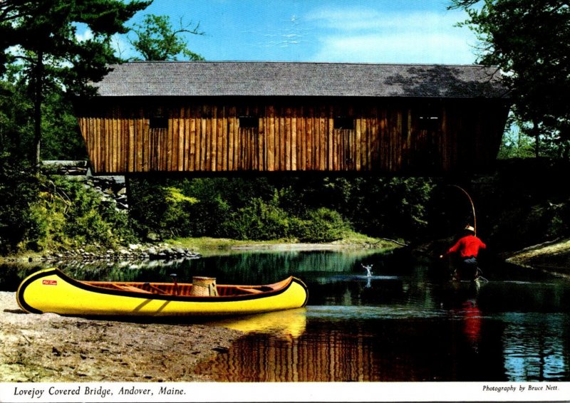 Maine Andover Lovejoy Covered Bridge