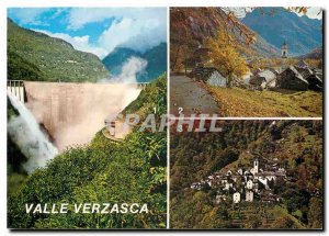 Postcard Modern Verzasca Sonogno