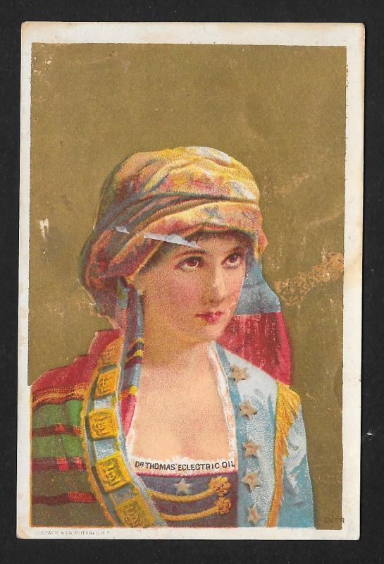 VICTORIAN TRADE CARD Dr Thomas' Eclectric Oil