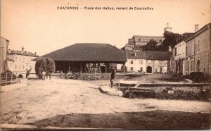 France Chatenois Place des Halles venant de Courcelles