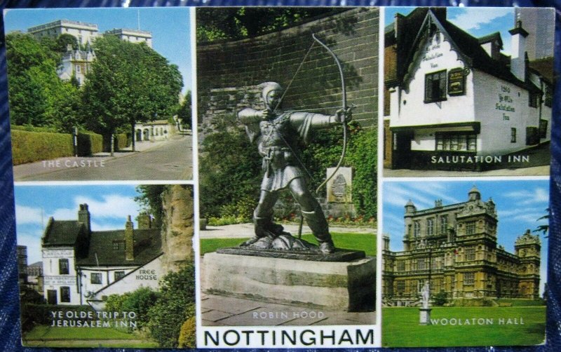 England Nottingham Multi-view - unposted 