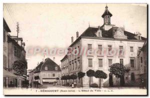 Postcard Old Hericourt Haute Saone The Hotel de Ville