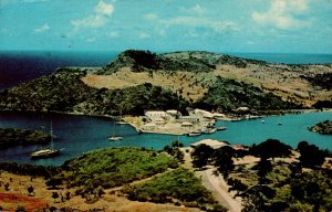 Antigua Nelson's Dockyard From Dow's Hill 1963