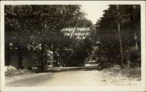 Plymouth NH Shady Oakes Road Scene c1920 Real Photo Postcard