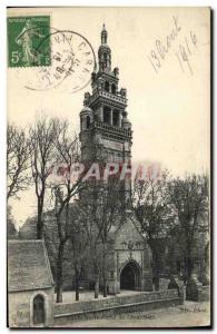 Old Postcard Roscoff Church of Norte Dame Croaz Batz