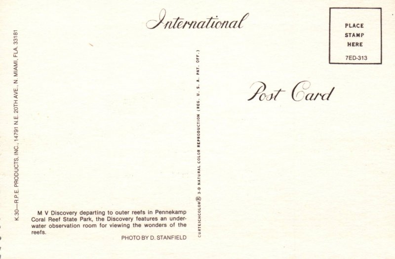 MV Discovery,Ship,John Pennekamp State park