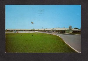 OH Del Mar Motel Wauseon Ohio D Lee McLain Postcard
