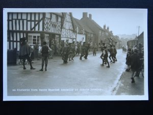 Staffordshire ABBOTS BROMLEY Horn Dance c1950s RP Postcard Landscape View