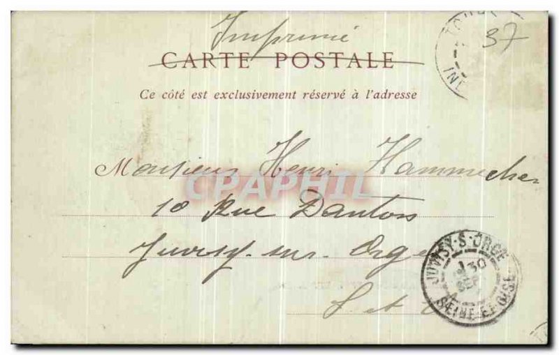 Old Postcard Chateau Usse