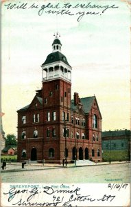 Vtg Postcard 1907 Tuck's Raphotype Shreveport, LA Post Office Building S19