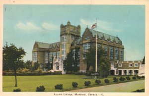 Vintage Postcard Loyola College Building Montreal Quebec Canada CAN Structure