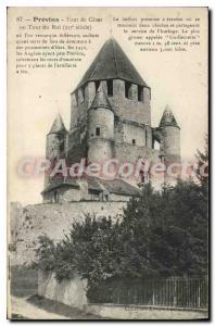 Old Postcard Provins Cesar Tower on Tour King century XII or we notice differ...