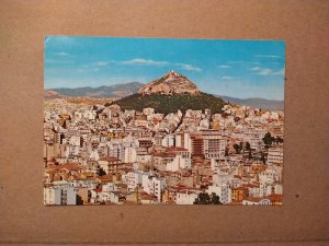 1960's Athens, Greece Aerial View Continental Postcard