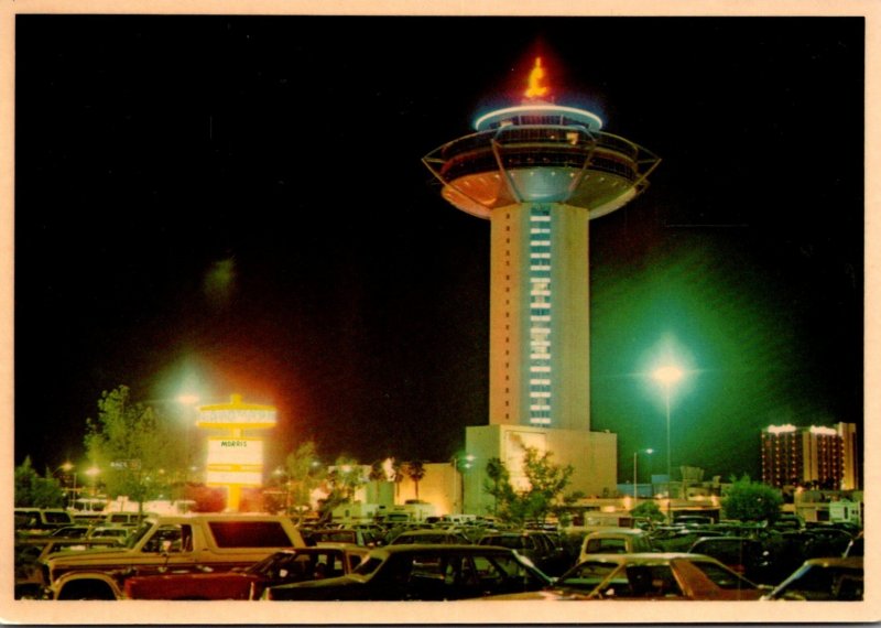 Nevada Las Vegas Landmark Tower The Tower At Night