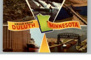 Duluth MN Multi-view Postcard