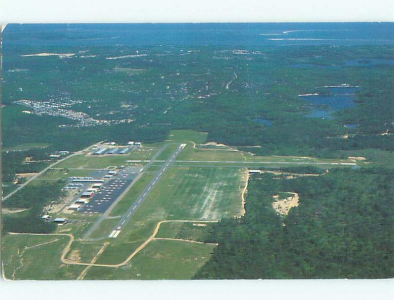 Unused Pre-1980 AERIAL VIEW OF TOWN Plymouth Massachusetts MA n2593
