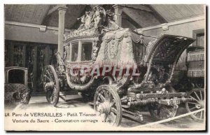 Old Postcard Park of Versailles Petit Trianon Car Rite