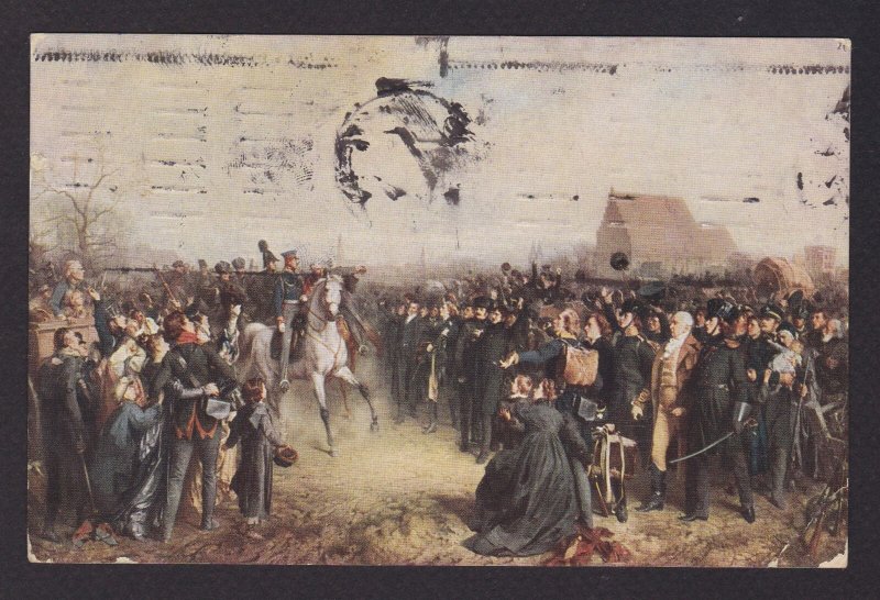 SWITZERLAND 1912, Vintage postcard, Label, Used