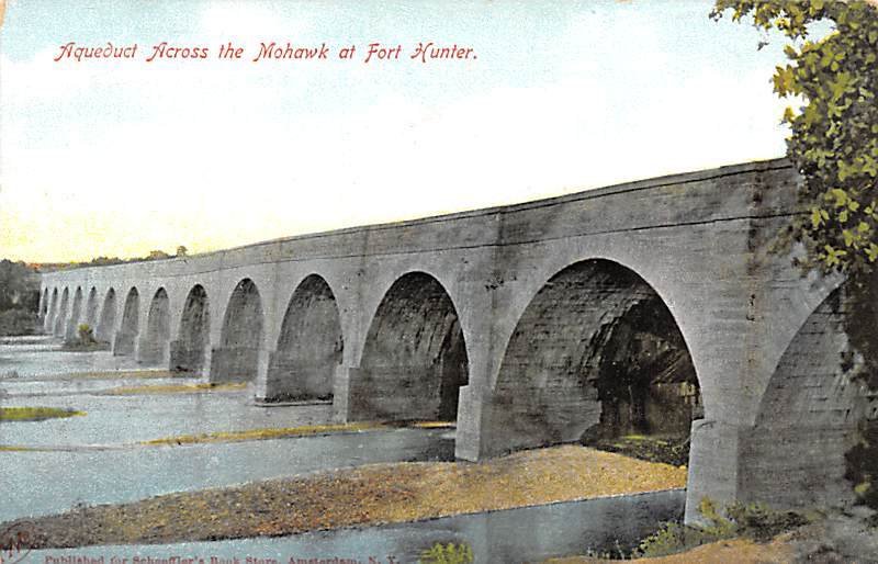 Aqueduct Across Fort Hunter Writing on back 