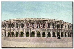 Nimes Old Postcard The arenas