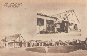 King City California Lindy Motor Inn Vintage Postcard AA30675