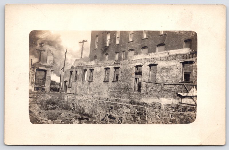 2 RPPC Crane Action Demolition, After Fire~Clean Up~Fire Escape~Hope it Worked!