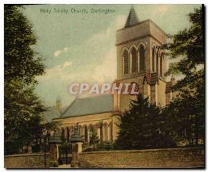 Postcard Old Holy Trinity Church Darlington