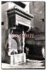 Old Postcard Morocco Fes Fontaine Nedjarine