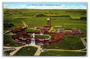 US Medical Center Springfield Missouri MO  Linen Postcard V18