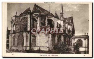 Montargis Old Postcard L & # & # 39abside of 39eglise