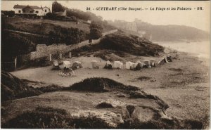 CPA GUETHARY La Plage et les Falaises (1142305)