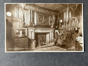 Queen Elizabeth's Fireplace Kenilworth Castle UK RPPC Postcard H1341083321