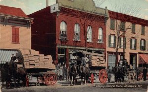 SHIPPING VIOLETS AT EASTER RHINEBECK NEW YORK POSTCARD (c. 1910) 
