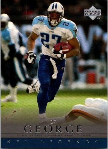 2000 Upper Deck Football Card Eddie George Tennessee Titans sk19047