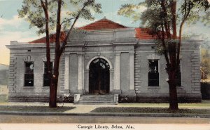 J82/ Selma Alabama Postcard c1910 Carnegie Library Building  171