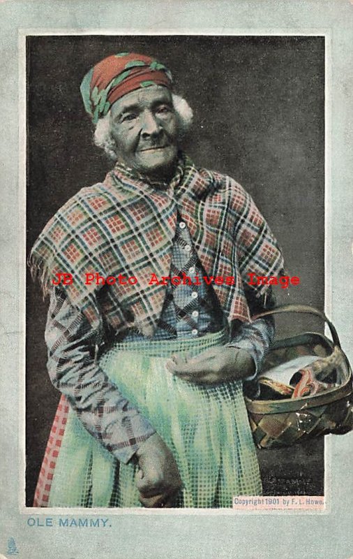 317349-Black Americana, Tuck No 1098, Dixie Land, Ole Mammy