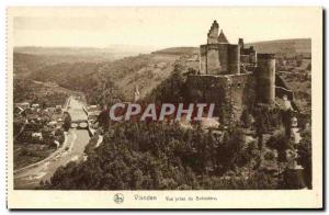Old Postcard Vianden Vue Prize Belvedere