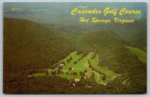 Hot Springs  Virginia  Cascades Golf Course    Postcard