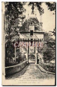 Postcard Old Castle Gate fortified Fervacques