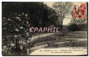 Old Postcard Ruiel Chateau de Malmaison A corner of the Rose Garden
