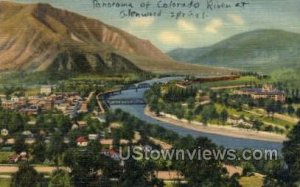 Panorama of Colorado River  - Glenwood Springs  